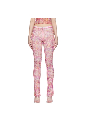 PRISCAVera Pink Nylon Lounge Pants