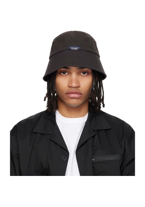 Comme des Garçons Homme Brown Garment Dyed Oxford Bucket Hat