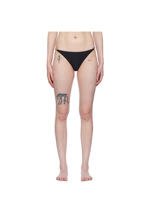 GANNI Black Emblem Bikini Bottom