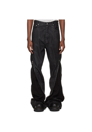 Rick Owens DRKSHDW Black Temple Bolan Banana Jeans