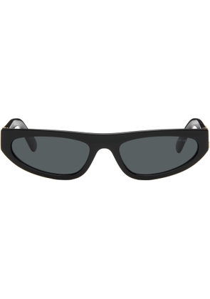 Miu Miu Eyewear Black Cat Eye Acetate Sunglasses