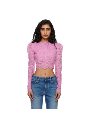 Rabanne Pink Lace Top