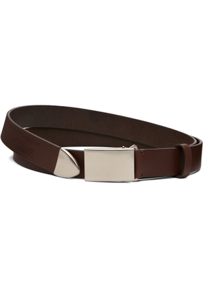 Comme des Garçons Homme Brown Steer Oil Smooth 30 MM Belt