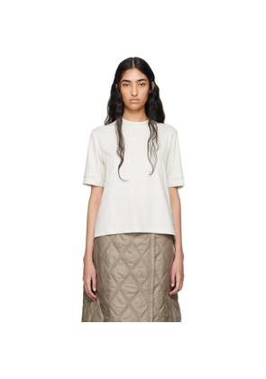 Moncler Gray Bonded Logo T-Shirt