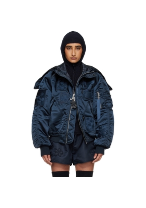 Cecilie Bahnsen Alpha Industries x Cecilie Bahnsen Navy N-2B Bomber Jacket