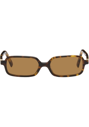 Miu Miu Eyewear Brown Miu Regard Sunglasses