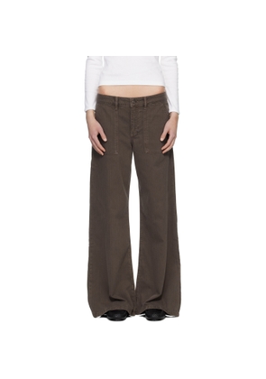 JEANERICA Brown Guell Trousers