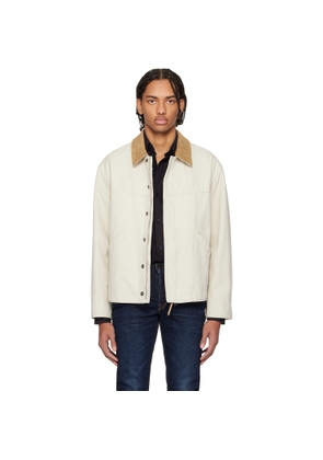TOM FORD Tan Cotton Canvas Workwear Jacket