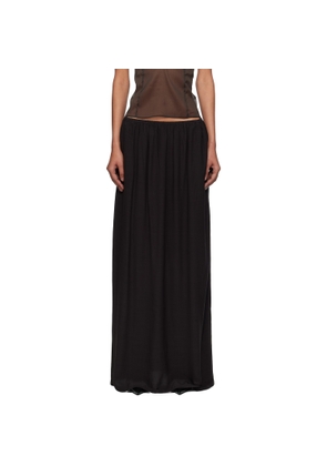 The Frankie Shop Black Aeson Maxi Skirt