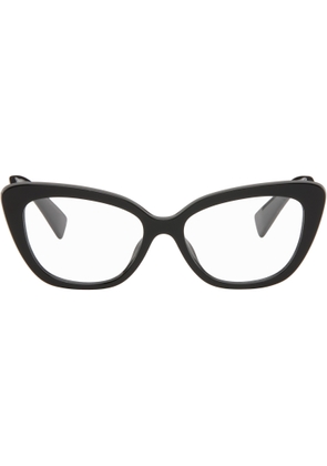Miu Miu Eyewear Black Irreverently Sophistcated Cateye Glasses