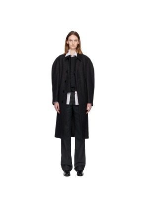 LEMAIRE Gray Raglan Sleeve Coat