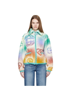 Casablanca Multicolor Monogram Fleece Jacket