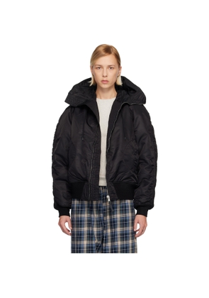 ERL Black Flight Bomber Jacket