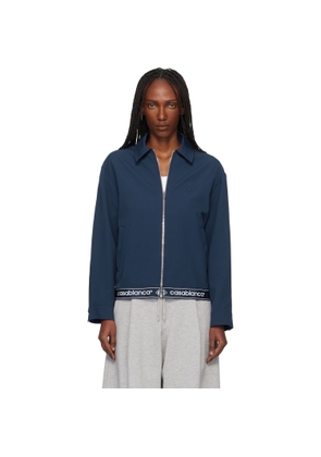 Casablanca Navy Wool Suit Jacket