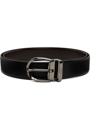 BOSS Black & Brown Leather Reversible Belt