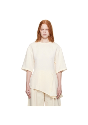 Studio Nicholson Off-White Vichy Top