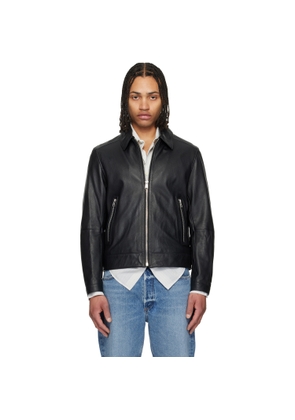 BOSS Black Regular Fit Leather Jacket