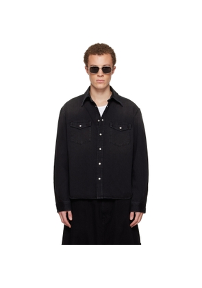 Givenchy Black Classic Denim Shirt