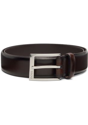 BOSS Brown Branded-Buckle Belt