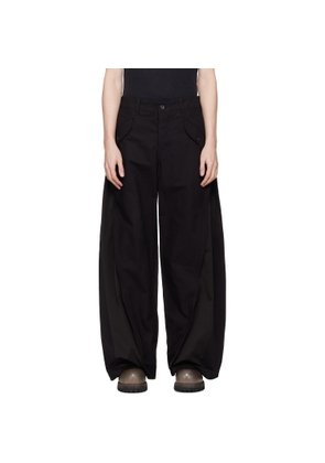 FFFPOSTALSERVICE Black Kinarak Wired Trousers