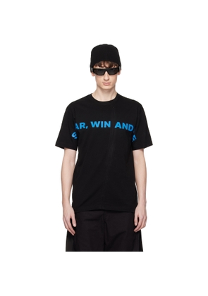 FFFPOSTALSERVICE Black SWAF Conceal Zip T-Shirt