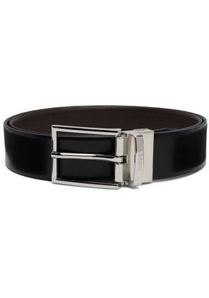 BOSS Black Leather Reversible Belt