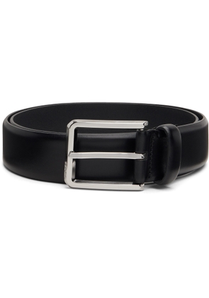 BOSS Black Buffed Leather Belt