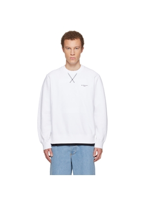 Givenchy White Couture Seam Sweatshirt