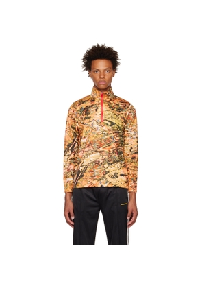 PALMER Orange Printed Sweater