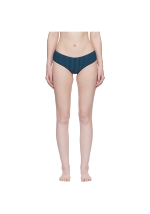 Fruity Booty Blue Bream Stripe Bikini Bottom