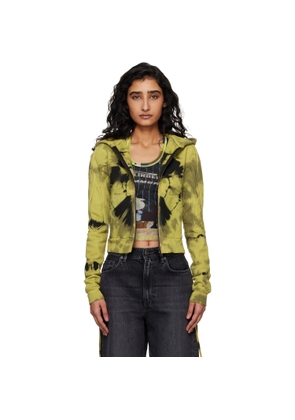 Ottolinger Yellow Sutured Zip Hoodie