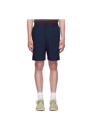 WOOD WOOD Navy Kent Shorts