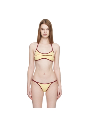 Fruity Booty Yellow Reef Bikini Top