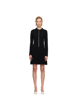 Sandy Liang Black Lori Midi Dress