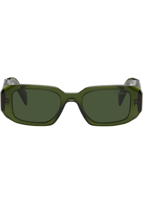 Prada Eyewear Green 'Prada Symbole' Sunglasses