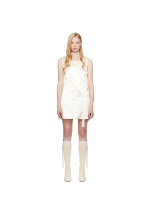 Sandy Liang SSENSE Exclusive Bridal Capsule Olga Minidress