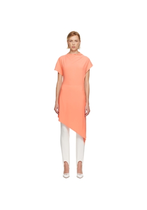Sandy Liang Orange Sonar Midi Dress