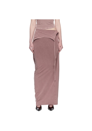 Ottolinger Pink Slitted Maxi Skirt