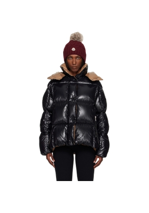 Moncler Black Parana Hooded Short Down Jacket
