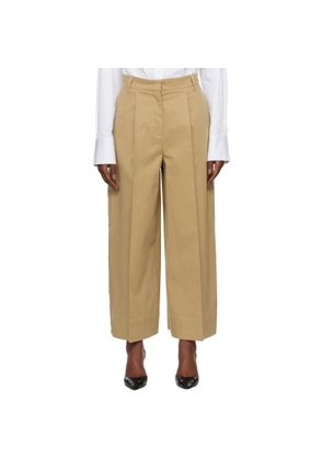 Weekend Max Mara Beige Caprile Trousers