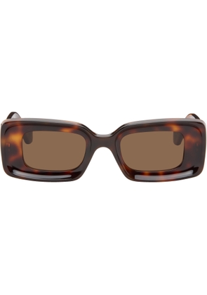 LOEWE Brown Rectangular Sunglasses