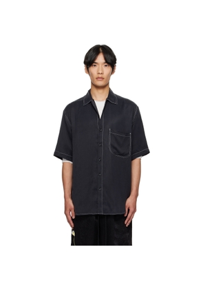 Song for the Mute Black S/S Oversized Shirt