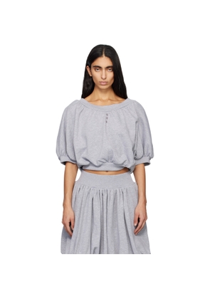Renaissance Renaissance Gray Amelia Sweat Top