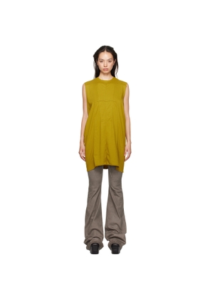 Rick Owens DRKSHDW Yellow Luxor SL Tank Top