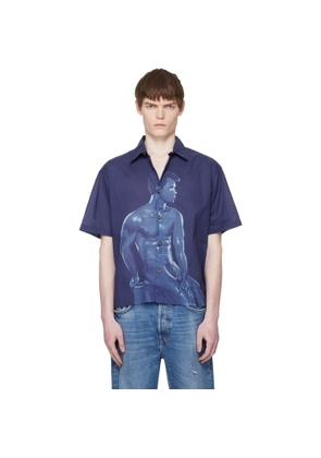 Carne Bollente Navy Sadao Hasegawa 'In Blue' Shirt