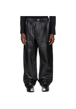 Y-3 Black Mercedes-AMG F1 Edition Racing Leather Pants