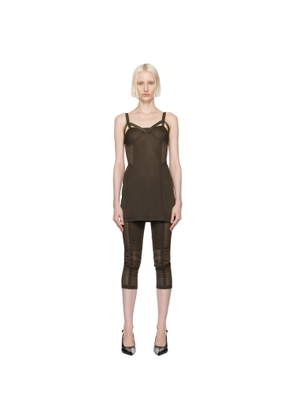 KNWLS Brown Grace Minidress