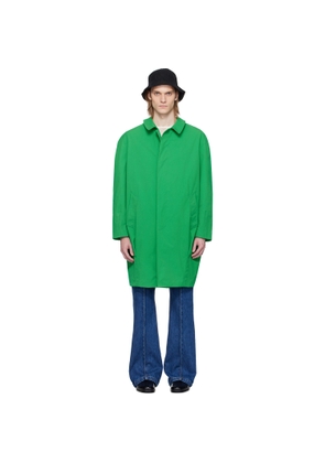 Bally Green Twill Coat