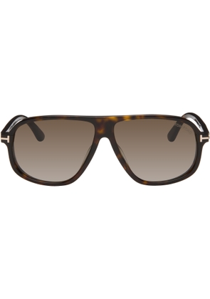 TOM FORD Brown Guillaume Sunglasses