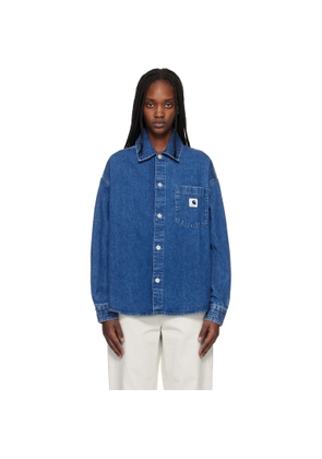 Carhartt Work In Progress Blue Alta Denim Shirt